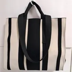 ZARA2wayファブリックトートバッグ