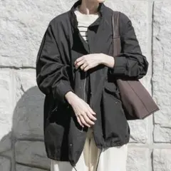『撥水/防花粉/イージーケア』ミリタリーモッズコート
