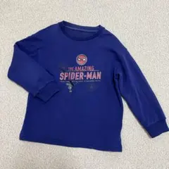 ユニクロ パジャマ スパイダーマン ネイビー 120