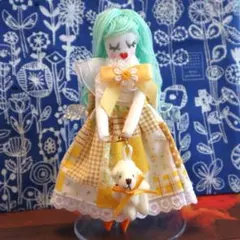作家様 文化人形 昭和レトロ 動物柄ドレス【最終価格値下げ交渉不可