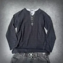 archive y2k fake layered long sleeve tee