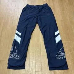 adidas ナイロンパンツ ネイビー