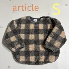 article ボア　トレーナー　アウター