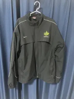 90s NIKE ナイロンジャケット XLサイズ 黒 緑 白 - メルカリ