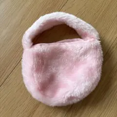 상태좋음 キッズ ミニバッグ ピンク ふわふわ ハンドバッグ 子供用 おしゃれ