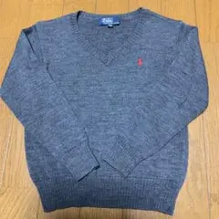 usa kitchen385様専用　ラルフローレングレー Vネックセーター110