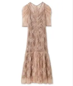 SNIDEL パフレースドレス