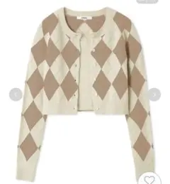 snidel アーガイルニットアンサンブル