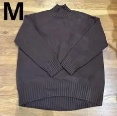 GU ハイネック リブ編みセーター　Mサイズ