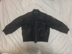 キッズ用 GU UNDERCOVER ブラック MA-1ジャケット 120