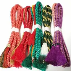 (1937)帯締め 5点 まとめ売り 帯紐 着物 和装 小物