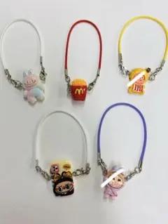 ぬい活 ぬいぐるみ アクセサリー 5点セット ラブブ 可愛い オシャレ 付け替え