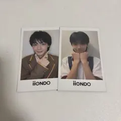 iiONDO チェキ チェキ風トレカ 三戸琳仁 制服 オーバーオール