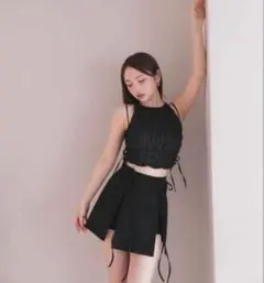 andmary メイシャーリングキャミソール 美品 アンドマリー ANDMARY シャーリング トップス キャミソール