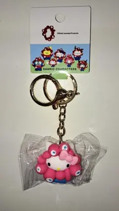 サンリオ　ミャクミャクなりきり立体マスコットキーホルダー　パステルカラー
