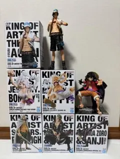 ワンピース KING OF ARTIST フィギュア 7体セット まとめ売り