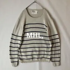 【春物】MHL, エムエイチエル ニットセーター MARGARET HOWELL