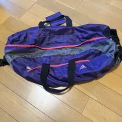 【タイムセール】adidas ボストンバッグ 大容量 紫色