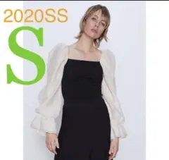 「美品」ZARA パフスリーヴトップス