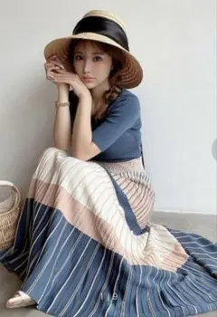 eimy istoire ボートネック ニット ワンピース