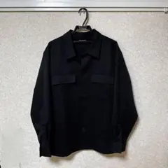 GU 古着　春物　CPOシャツ　長袖　SW ブラック　XL LL