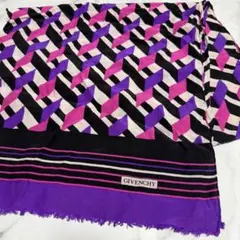 GIVENCHY ジバンシー シルク スカーフ ストール ショール マルチカラーのサムネイル