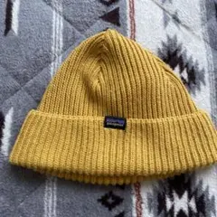 patagonia イエロー ニット帽
