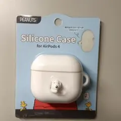 スヌーピー AirPods 4用シリコンケース