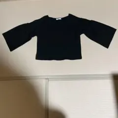 LOWRYS FARM 黒 五分袖 トップス M