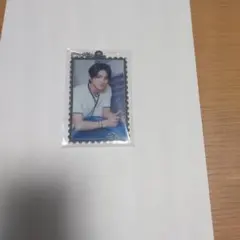 セガラッキーくじ　ENHYPEN D賞アクリル切手風キーチェーン　ジョンウォン