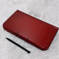 【美品】new Nintendo 3DSLL メタリックレッド 下IPS液晶