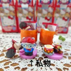 チョコエッグ　ハローキティ　コラボレーション　ホンダ　ソロキャンプ