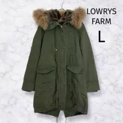 LOWRYS FARM モッズ コート アウター ファー Y2K カジュアル L