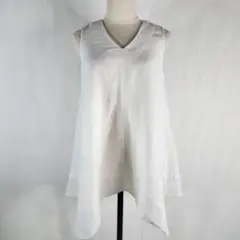 URBAN RESEARCH DOORS リネンノースリーブチュニック 麻 F