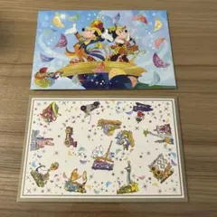 ディズニーランド　ハーモニーインカラー　ポストカード