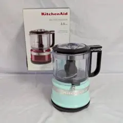 【新品・未使用】KitchenAid フードプロセッサー ミントグリーン KitchenAid フードプロセッサー ミントグリーン KitchenAid