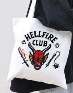 HELLFIRE CLUB トートバッグ　ストレンジャーシングス　バッグ STRANGER THINGS ストレンジャー・シングス (シーズン5 2025年