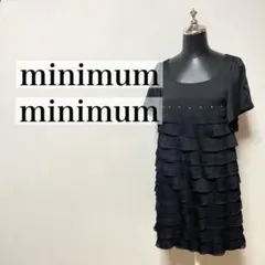 minimum minimum ミニワンピース　フリル　ティアード　リボンのサムネイル