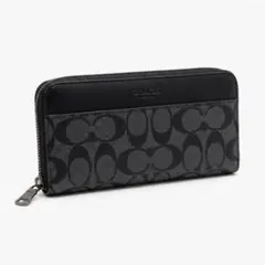 g*2様 COACH アコーディオン ウォレット・シグネチャーキャンバス 2個
