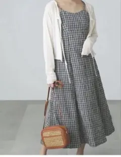 free’s mart チェック キャミワンピース S