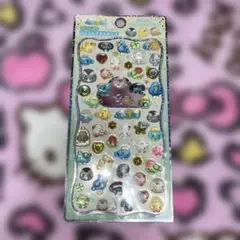 み*ん様 正規品 ふわふわとりのなかまたち ジュエルプチドロップ シール ストー