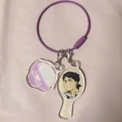 ハイキュー×大戸屋　しゃもじ&ごはん2連アクリルチャーム牛島