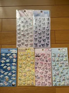 ぷくっとシール　サンリオ　シールセット 6シート