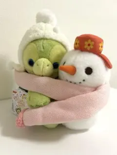 ディズニークリスマス　シークレットスノーウィーデイ　オルメルぬいぐるみ　雪だるま