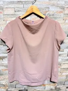 BABYLONE半袖ブラウス ピンク バックジップ38サイズのサムネイル