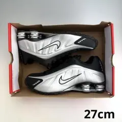 NIKE ナイキ ショックス R4 メタリックシルバー 希少カラー 27.0