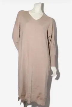 【未使用】ROPE Picnic ロペピクニック Vネックニットワンピース