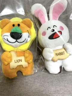 たべっこどうぶつぬいぐるみ二つセット