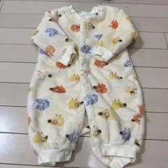 フリース動物柄ロンパース[未使用]