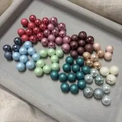 ハンドメイド ビーズ パーツ まとめ売り くすみカラー 大量 アクセサリー素材
